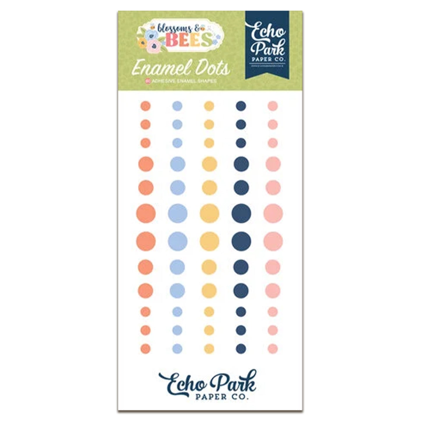 Echo Park Paper Co. Blossoms And Bees Enamel Dots