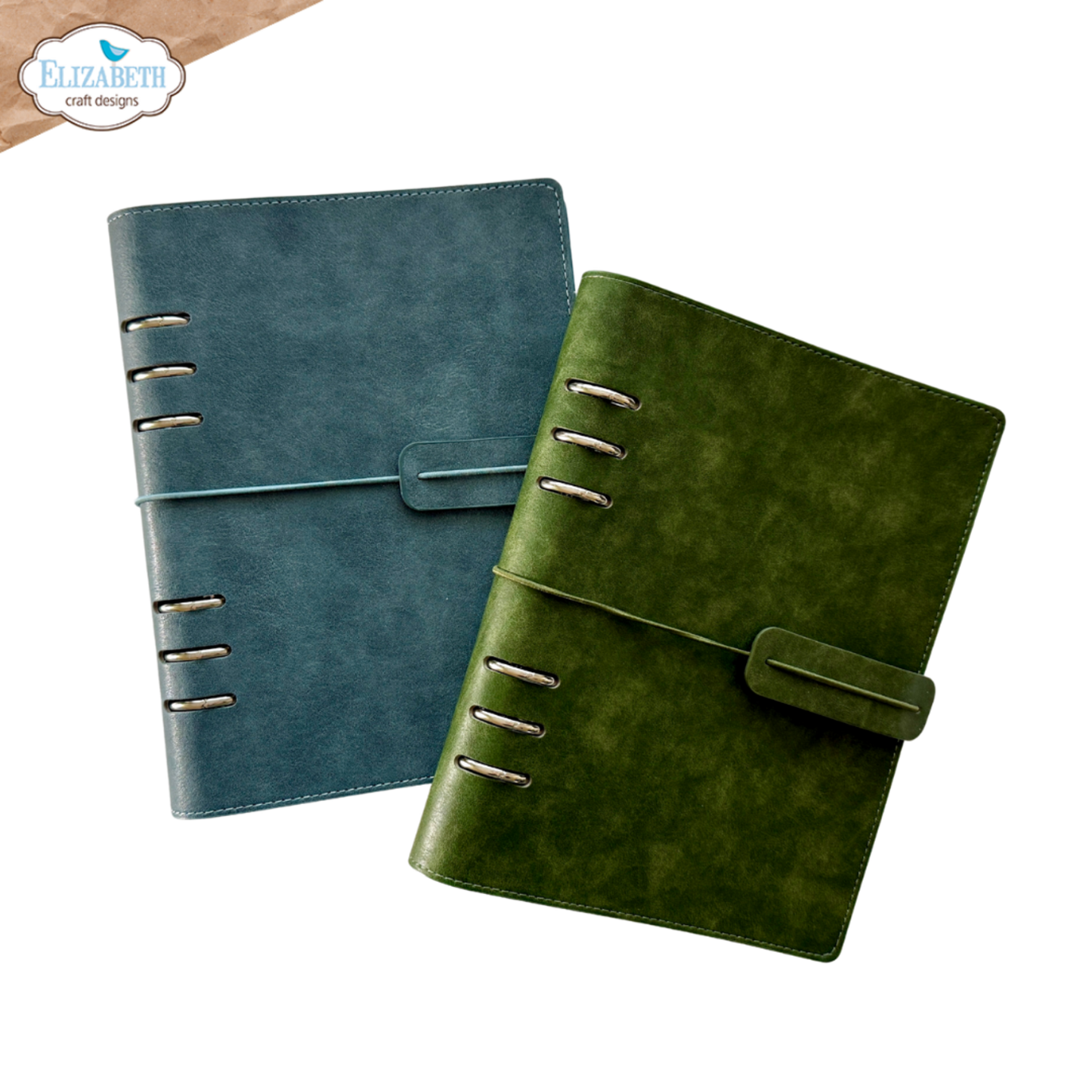 Elizabeth Craft Designs Delightful Discovery Memory Binder Slate Blue