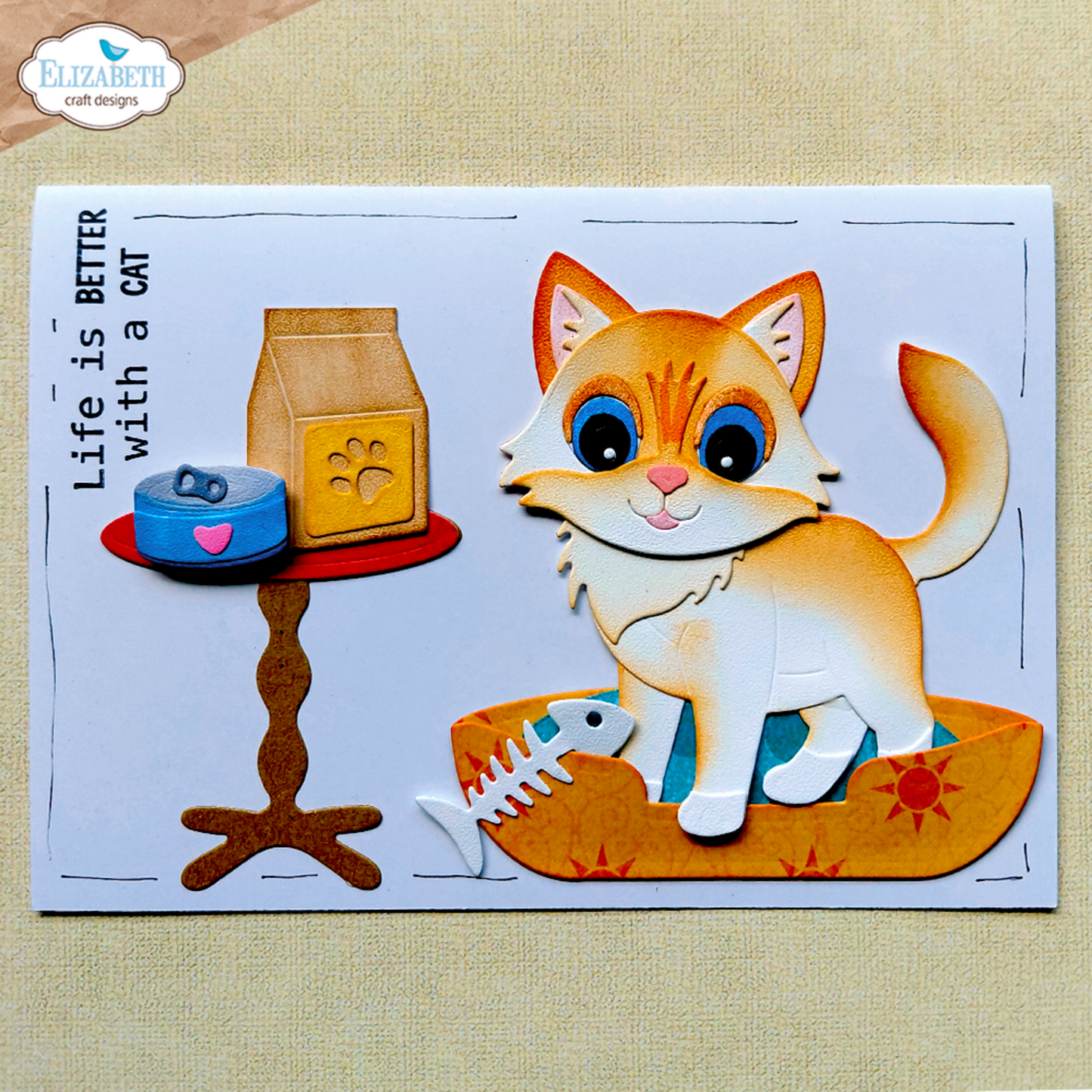 Elizabeth Craft Designs Meet the Cats Die Cat Accessories by Cute & Whimsical