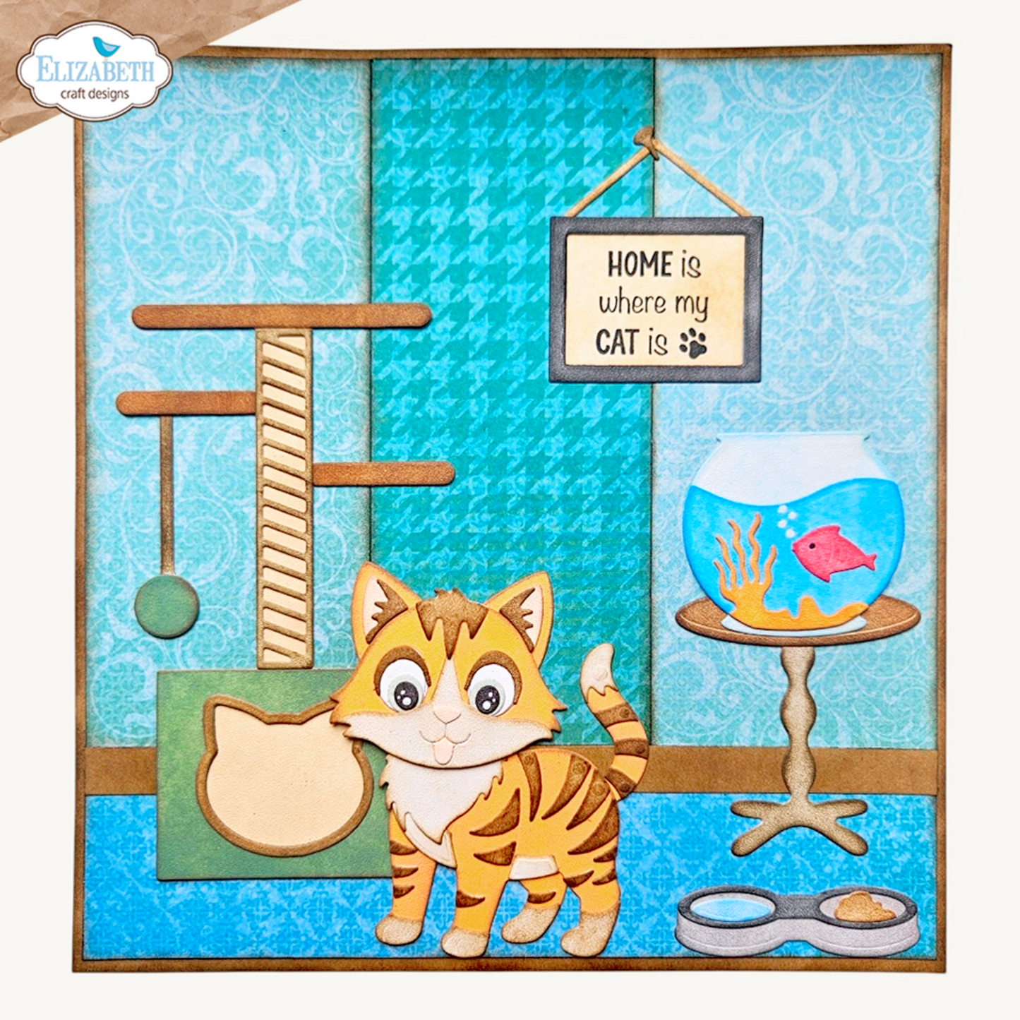 Elizabeth Craft Designs Meet the Cats Stamps Cat Sentiments by Cute & Whimsical