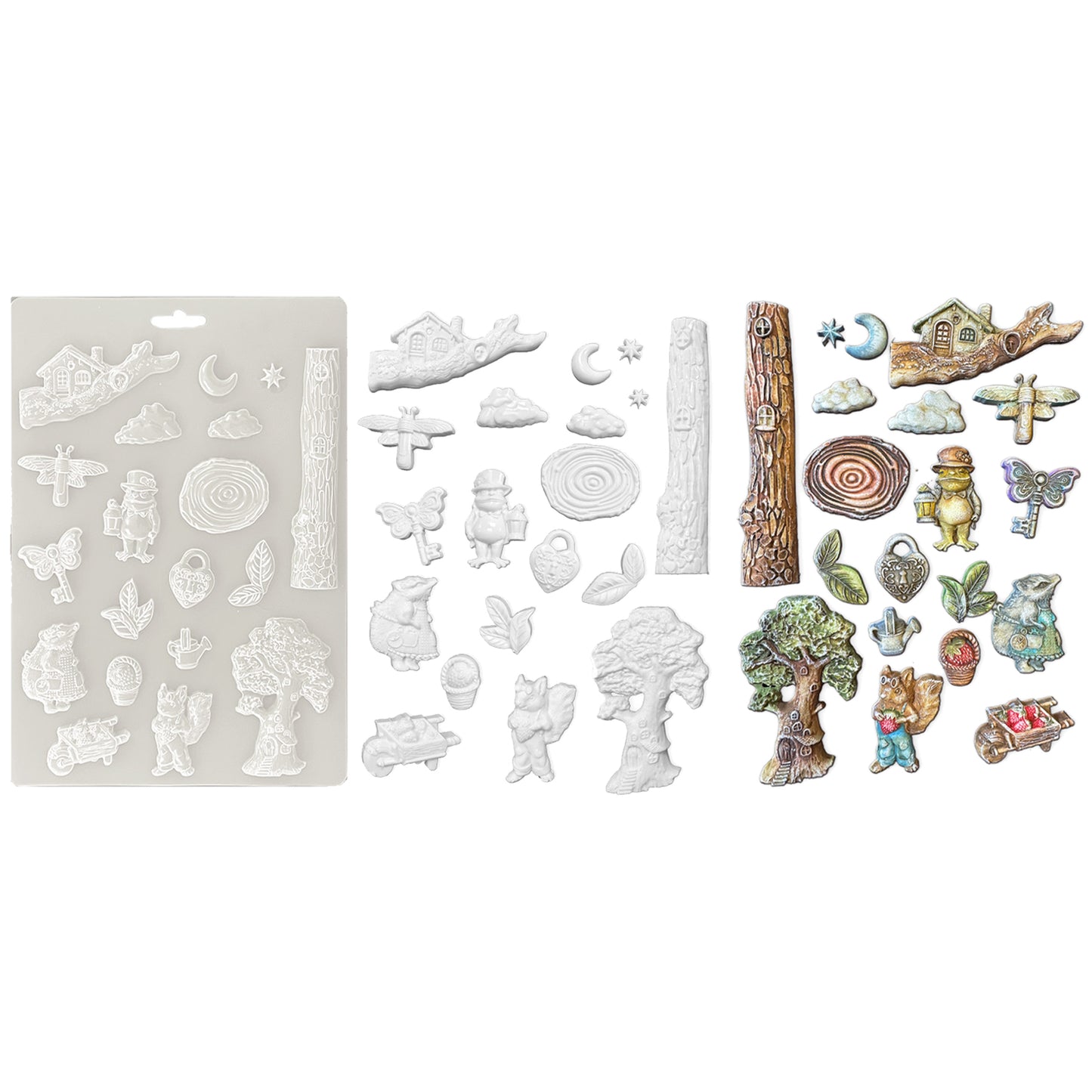 Stamperia Hidden Grove A4 Soft Mould