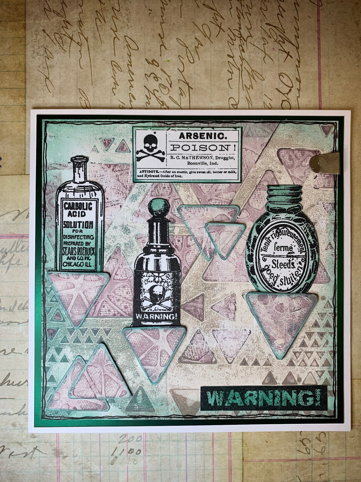 #431 - A7 Clear Stamp Set - Apothecary Bottles