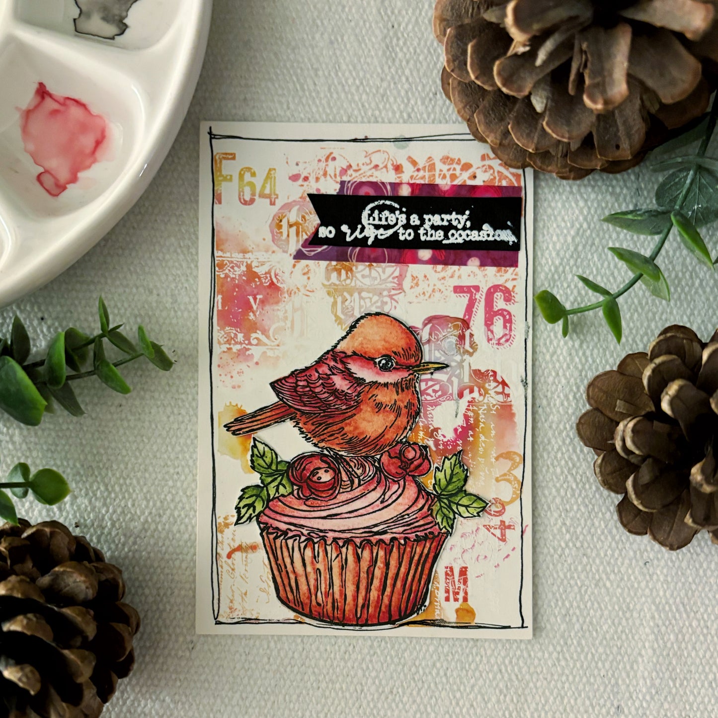 TP-1139 - A7 Stamp Set - Buttercream Birdy Bliss