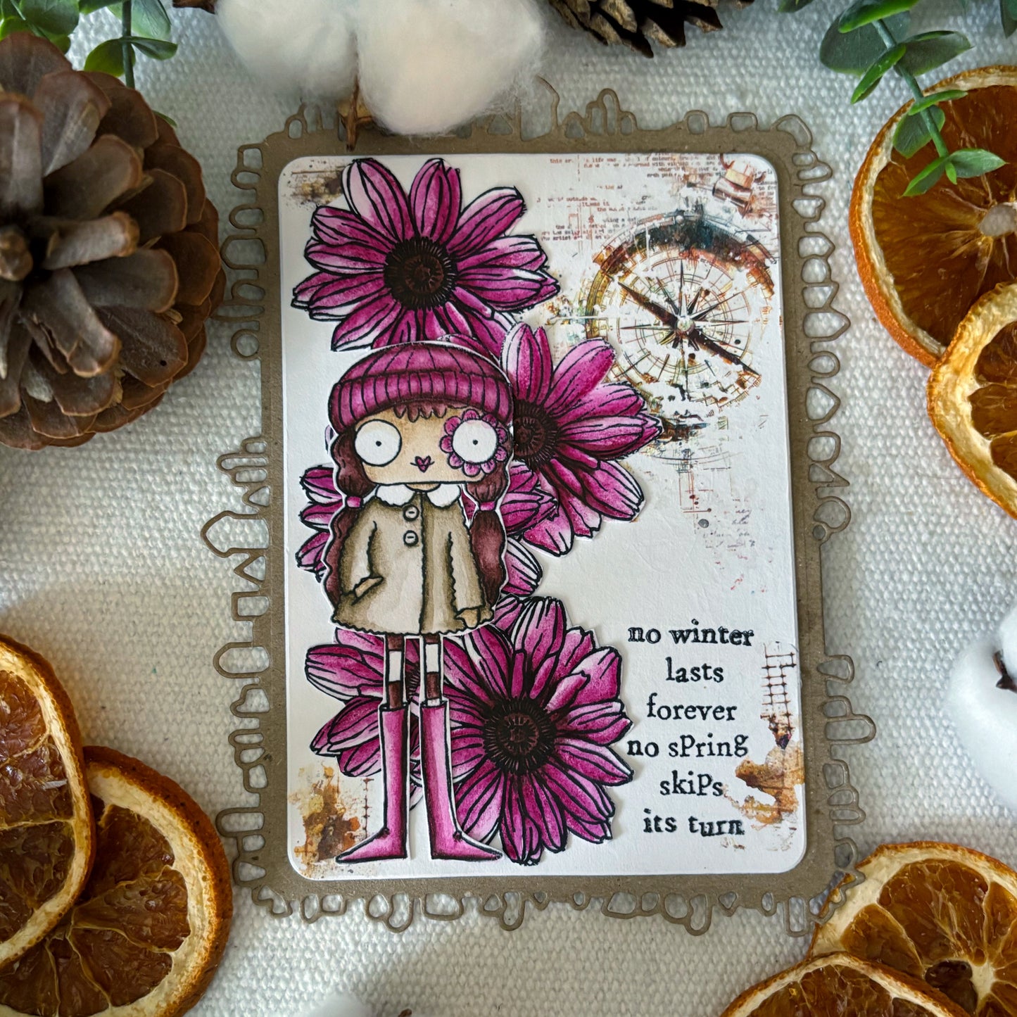 #814 - A7 Clear Stamp Set - Stay Cosy