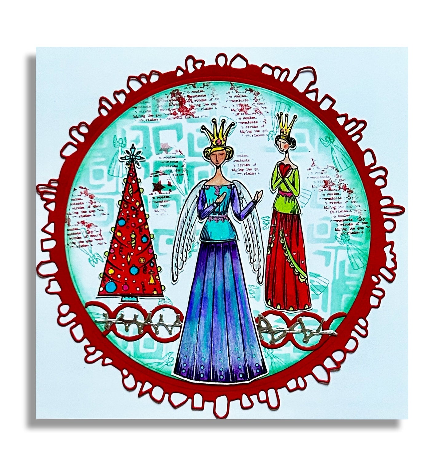 #1220 - A6 Stamp Set - Angel Wings