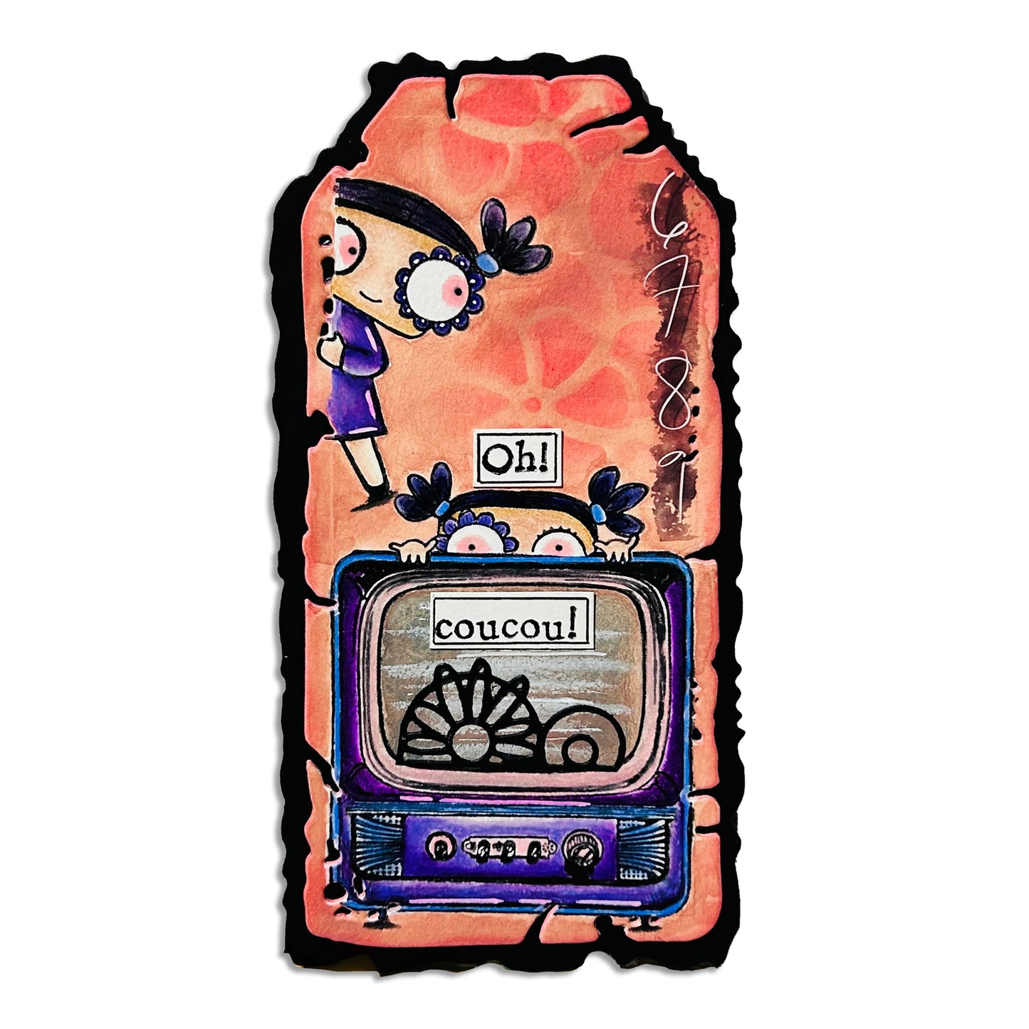 #1219 - A7 Stamp Set - Retro Treasures