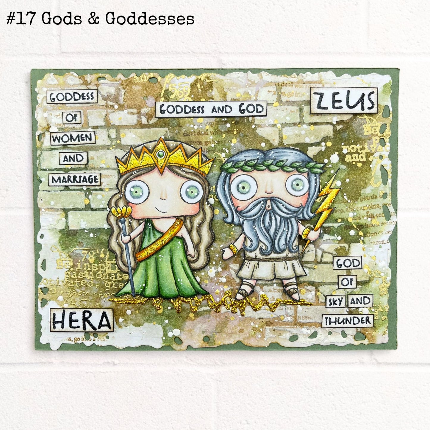 #728 - A7 Clear Stamp Set - Zeus