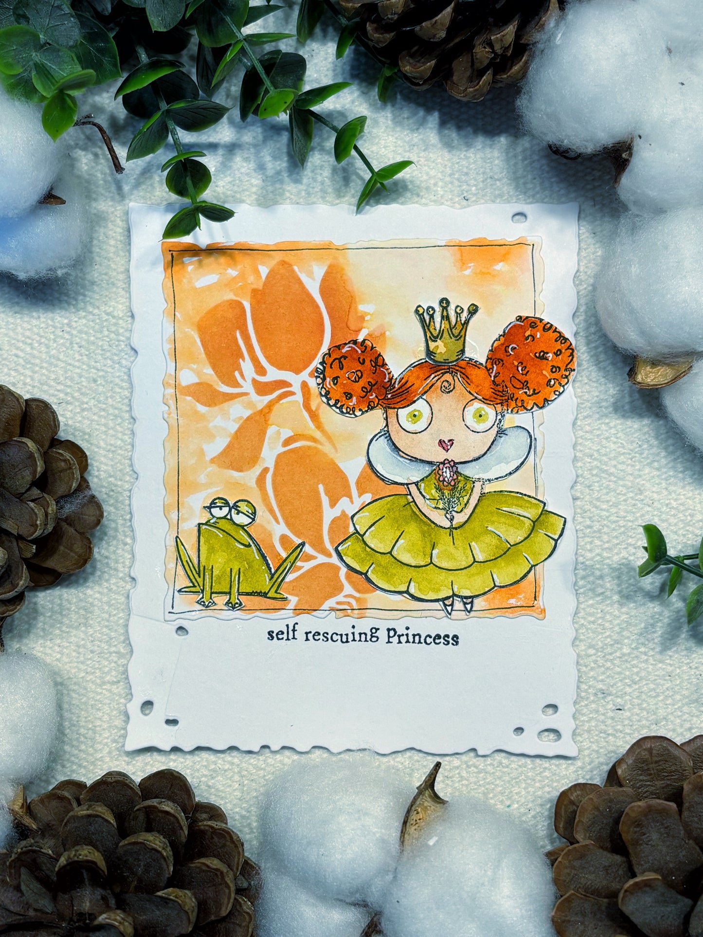 TP-1135 - A7 Stamp Set - Princess & Froggy