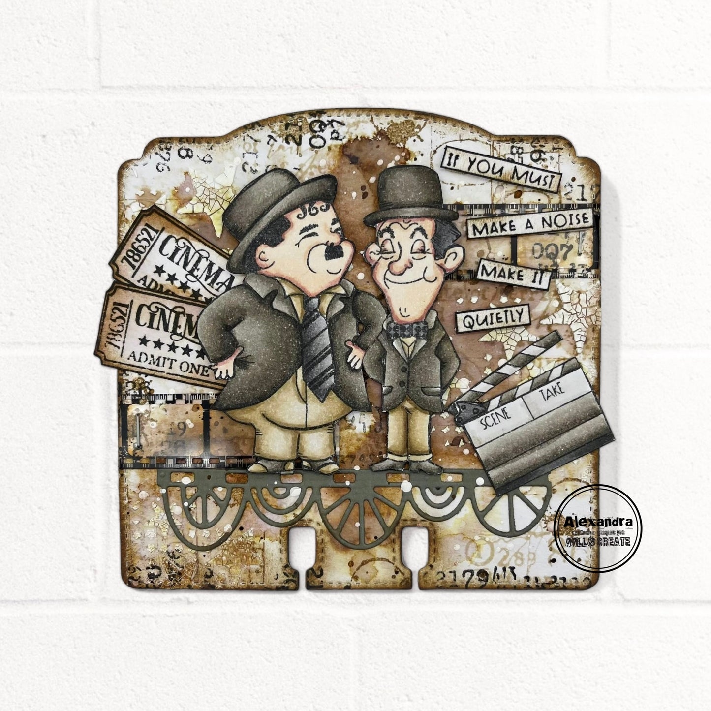 #474 - A7 Clear Stamp Set - Stan & Ollie