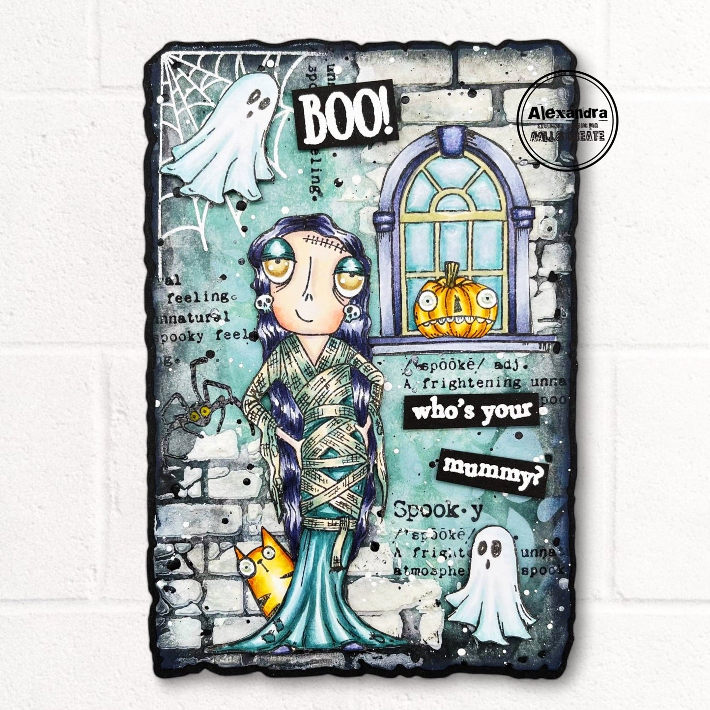 #1198 - A7 Stamp Set - Dee of Darkness