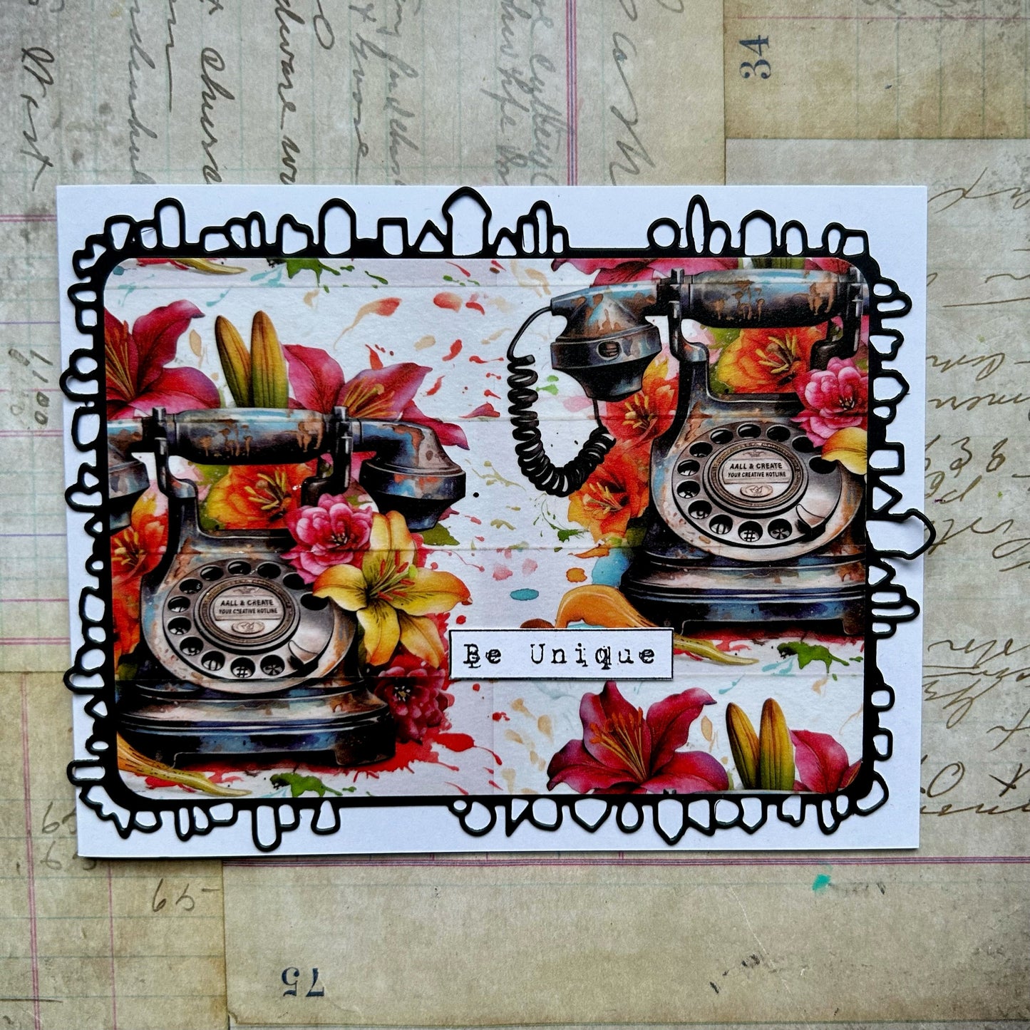 8 x Washi tapes - Flamingo Go Go - Bouquet Calling