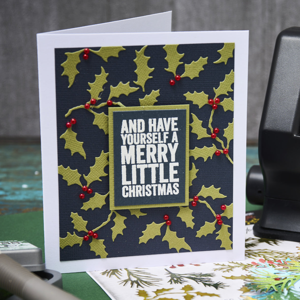 Sizzix Thinlits Die Set 11PK Holiday Greens Mini by Tim Holtz - Ships from 15th October