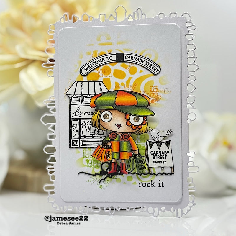 #420 - A7 Clear Stamp Set - Stay Chic