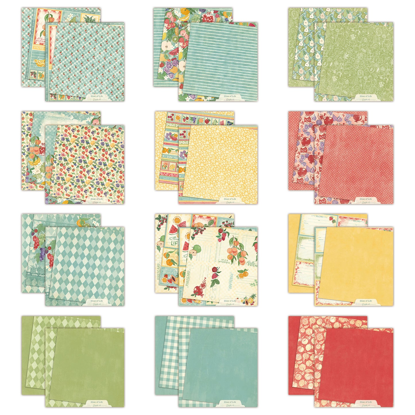 Graphic 45 Slice of Life 12x12 Inch Collection Pack