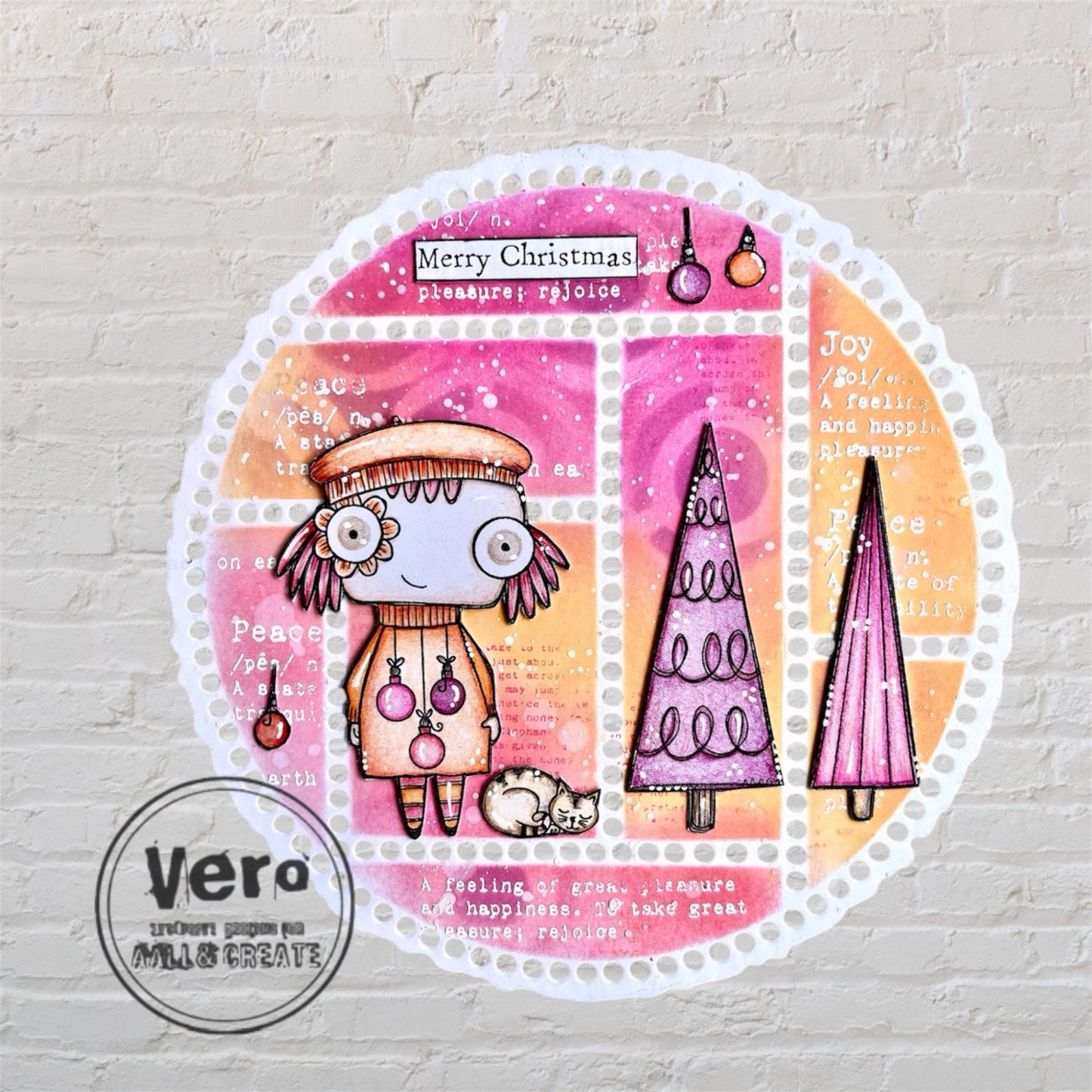 #949 - A6 Stamp Set - Peace Trees