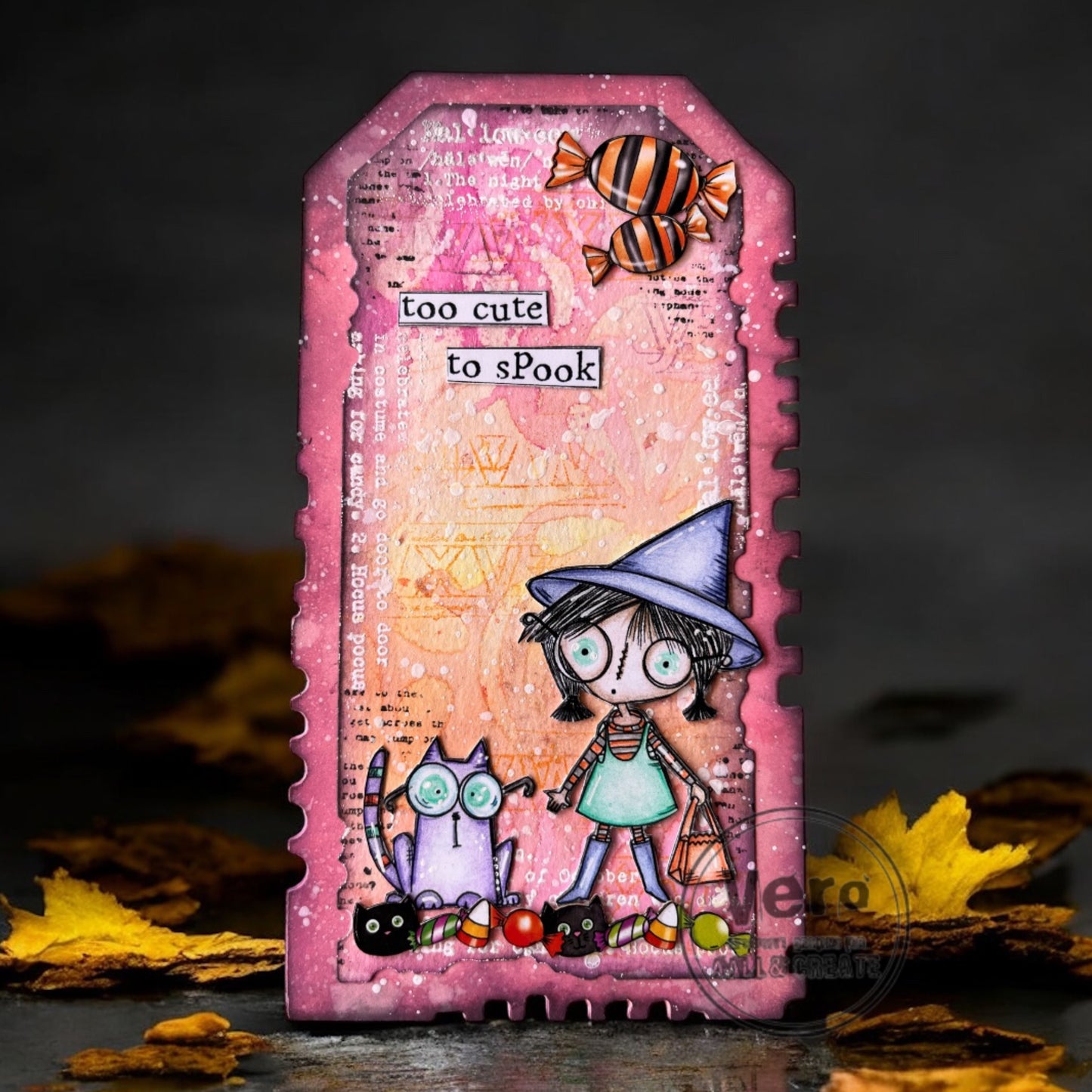 #TP-1296 - A7 Stamp Set - Too Cute Spook