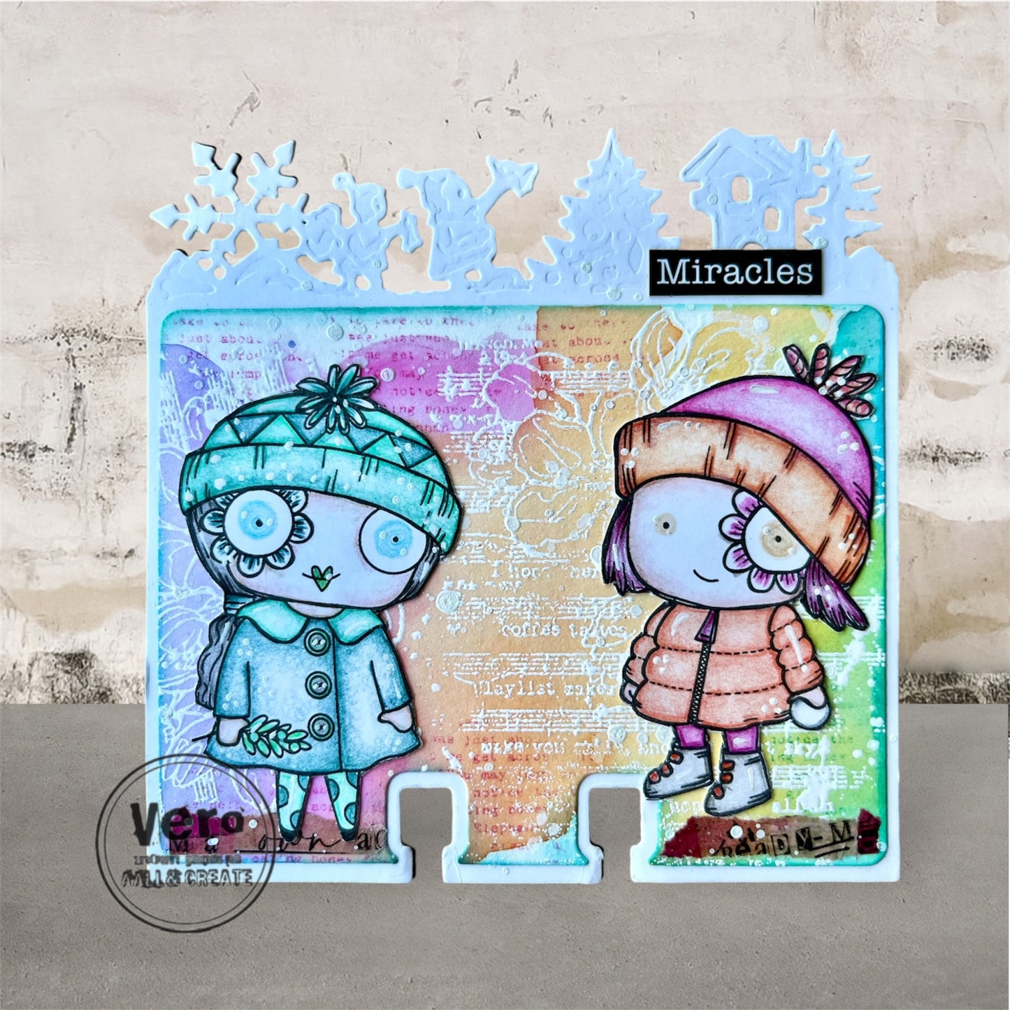#686 - A7 Clear Stamp Set - Poetic Lyrics