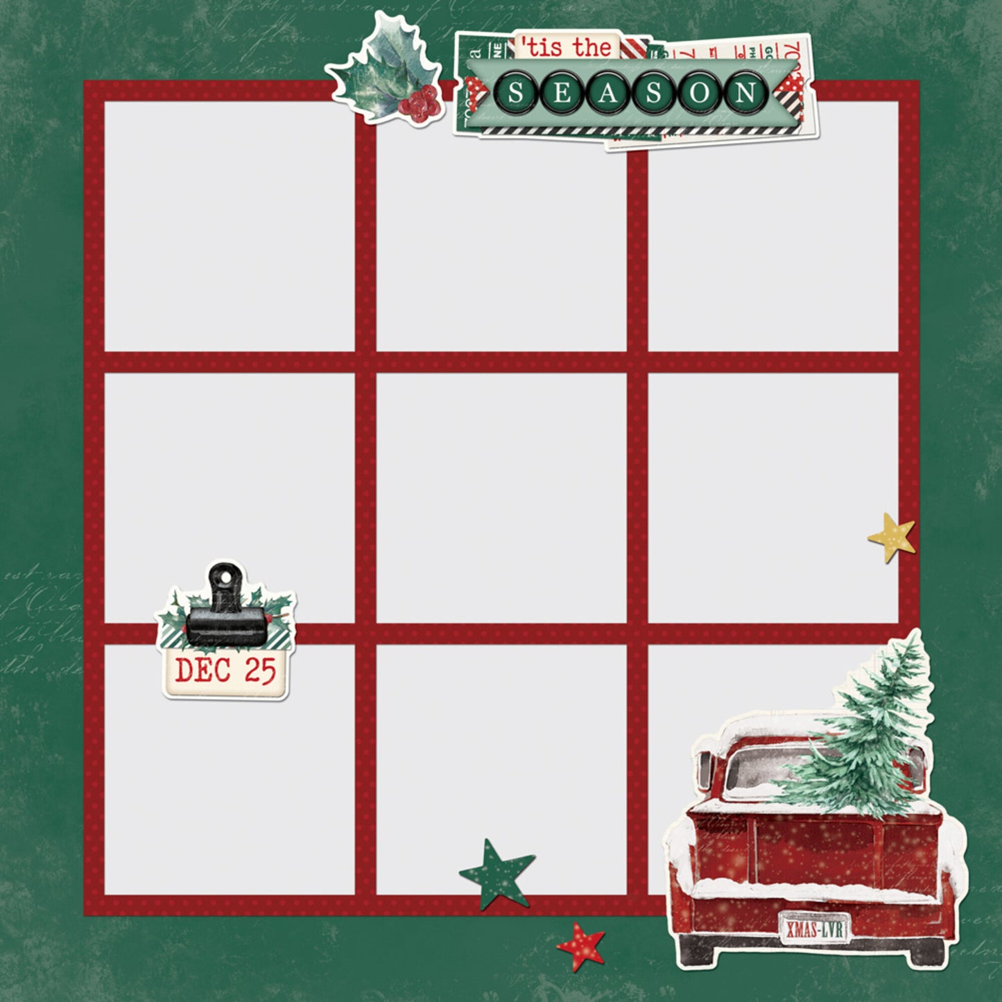 Simple Stories Simple Vintage 'Tis The Season Simple Pages Pieces