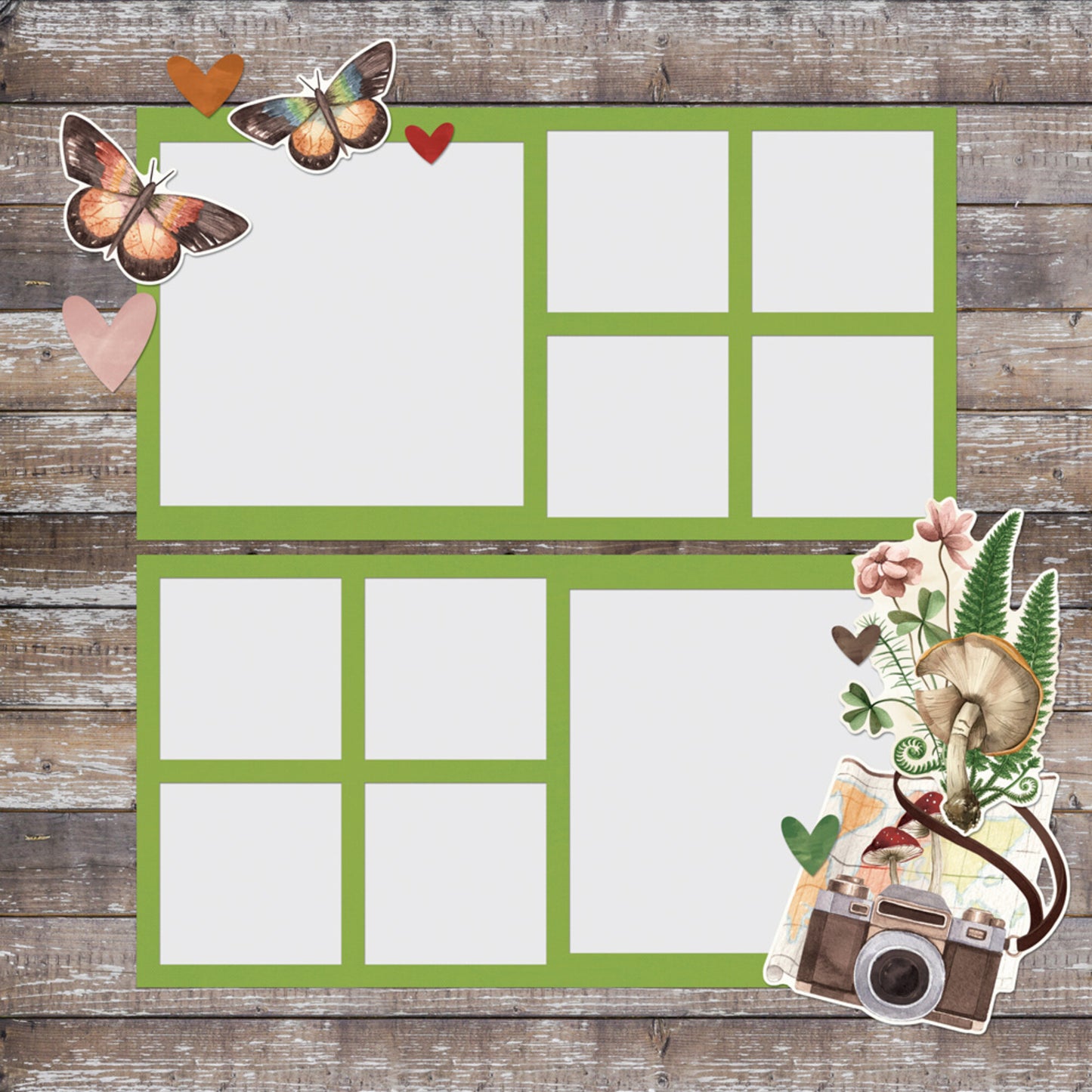 Simple Stories Simple Vintage Woodlands Simple Pages Pieces