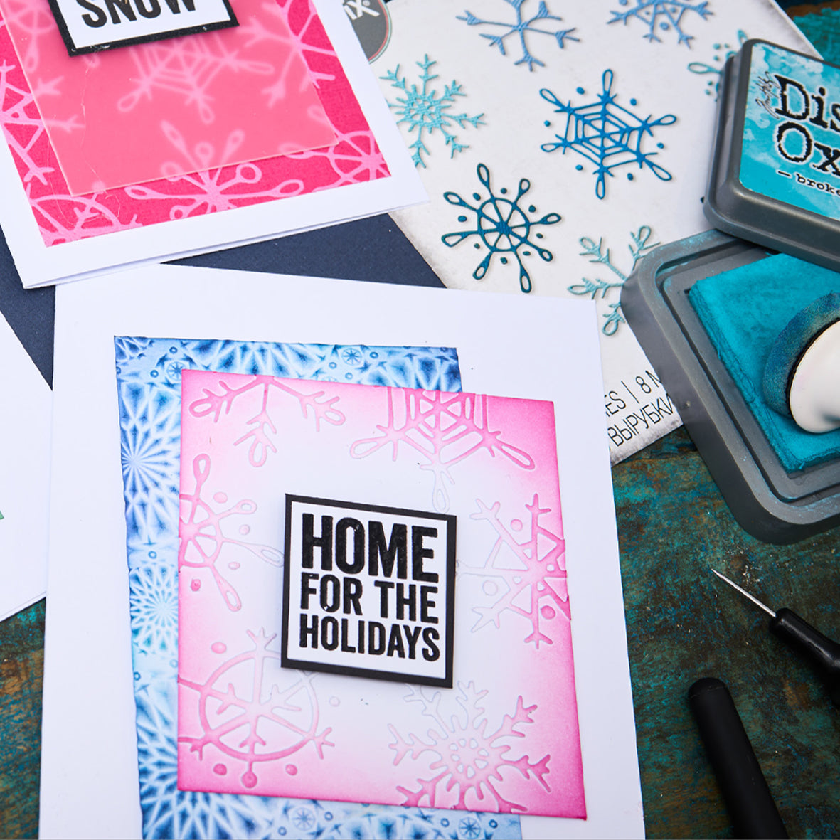 Sizzix Thinlits Die Set 8PK - Scribbly Snowflakes by Tim Holtz - Ships from 15th October