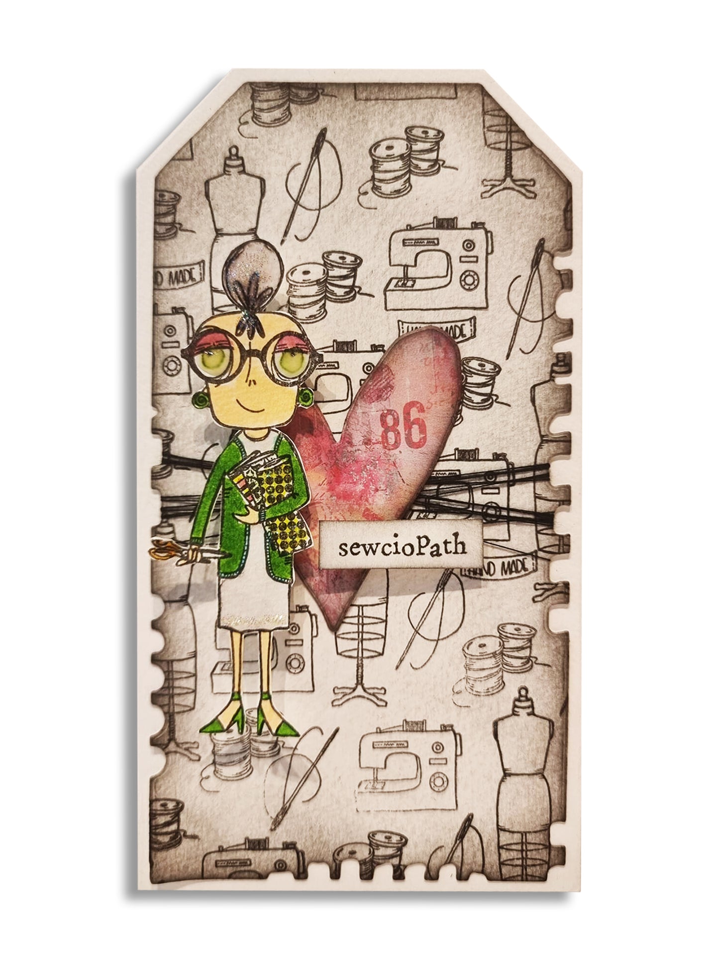 TP-1168 - A7 Stamp Set - Sew Dee