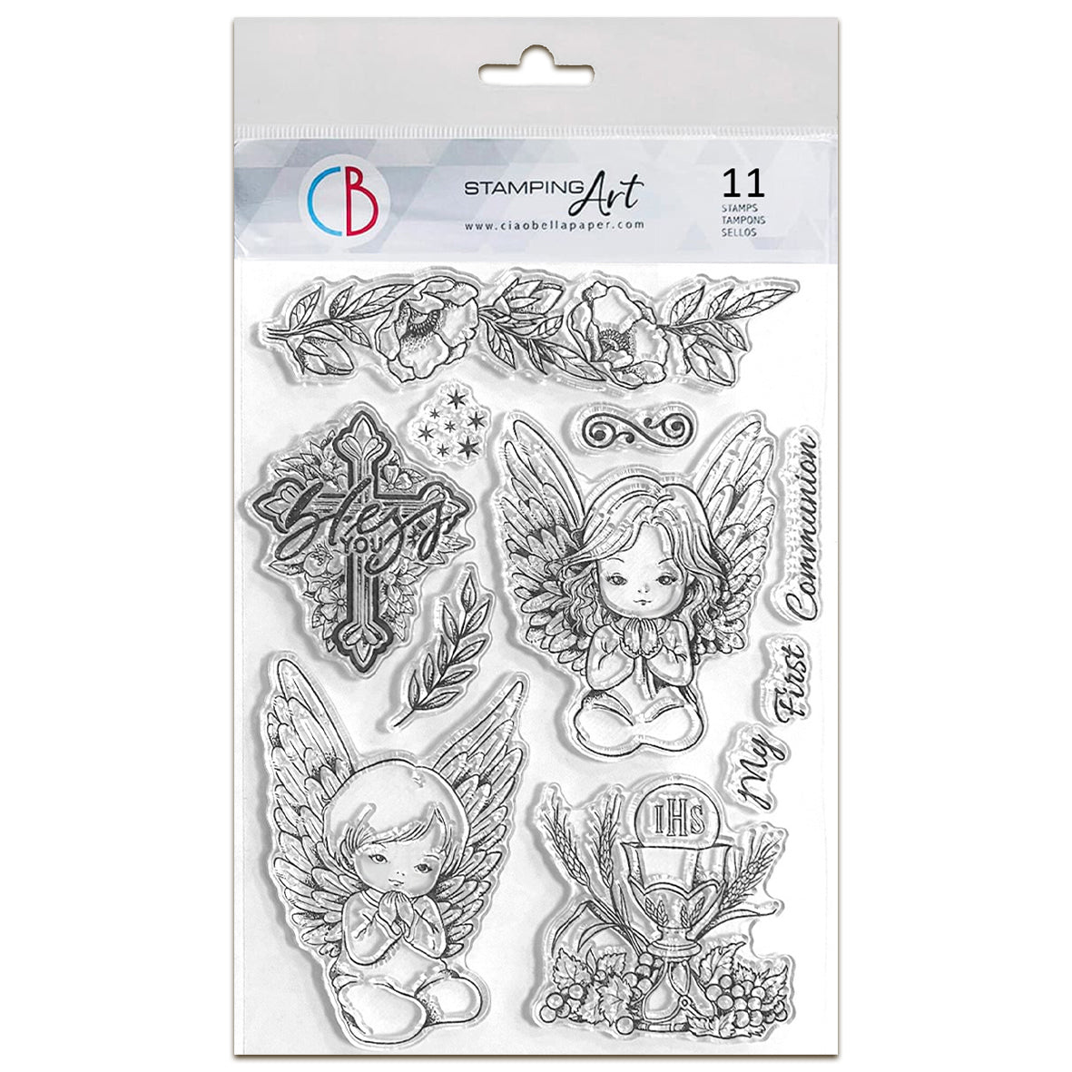 Ciao Bella Blessing Day 6x8 Inch Clear Stamps Holy Day