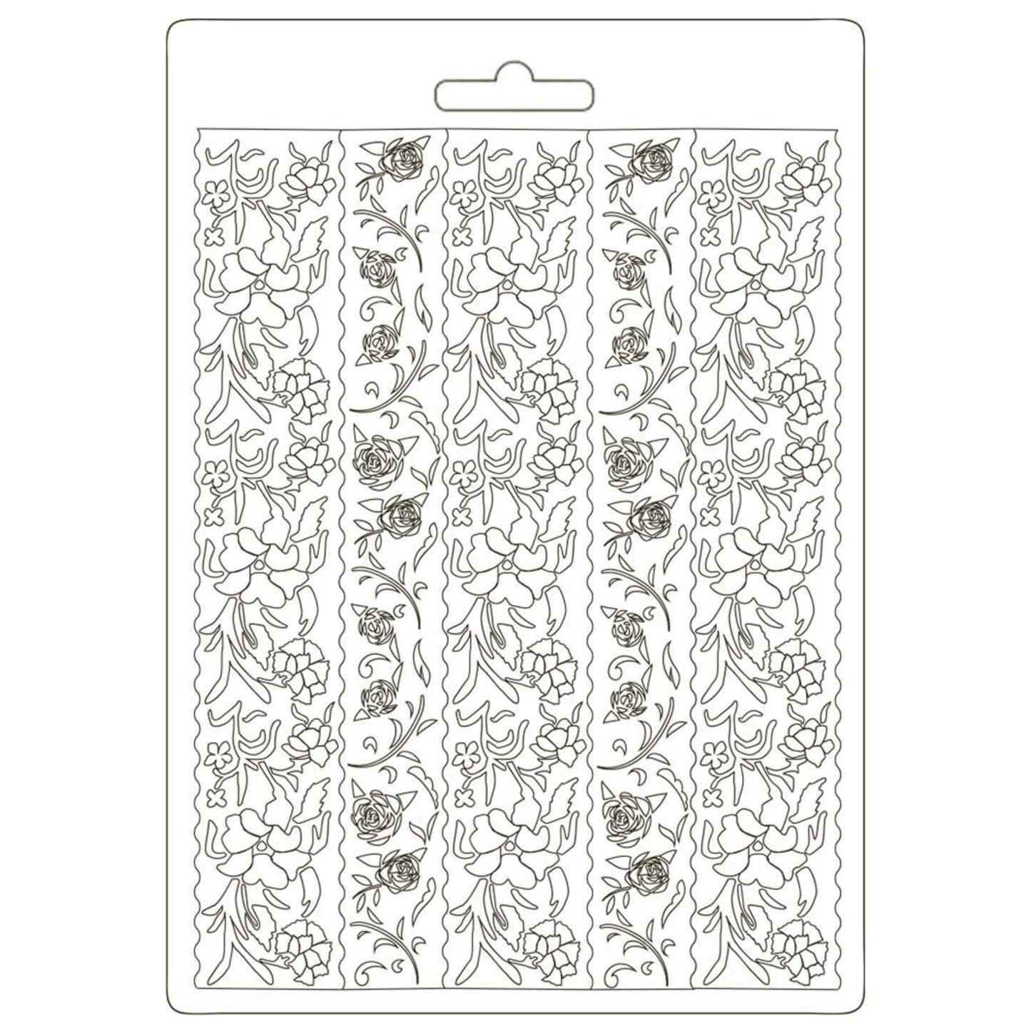 Stamperia Soft Mould A5 Alice Borders