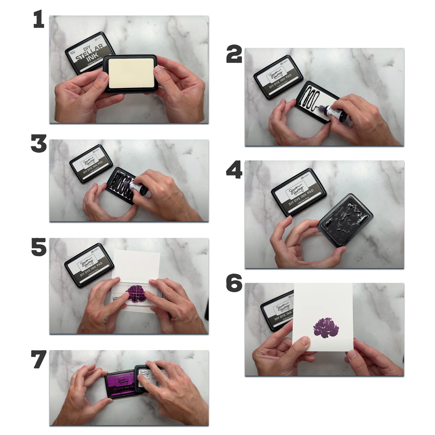 Ranger Simon Hurley create. DIY Dye Felt Ink Pad & Stellar Foam Ink Pad