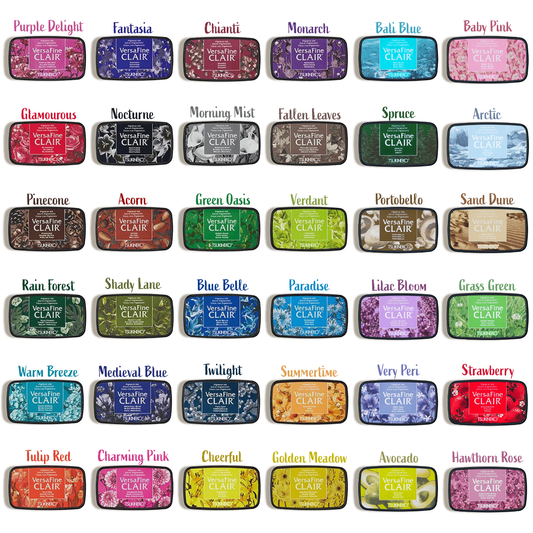 Tsukineko Versafine Clair 36x Ink Pads - Complete Collection