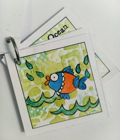 TP-858 - A7 Clear Stamp Set - Plenty of Fish