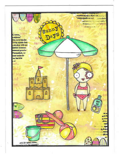#860 - A6 Clear Stamp Set - Beachfront