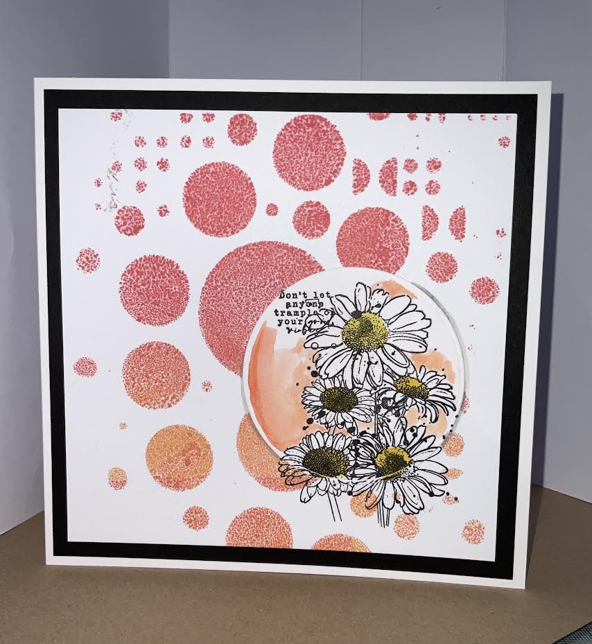 #87 - A4 Stencil - Totally Dotty