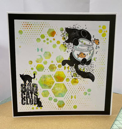 TP-793 - A5 Clear Stamp Set - Bad Cats Club