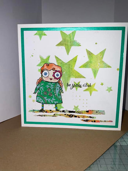PC-126 - 6"x6" Stencil - Lotza Starz