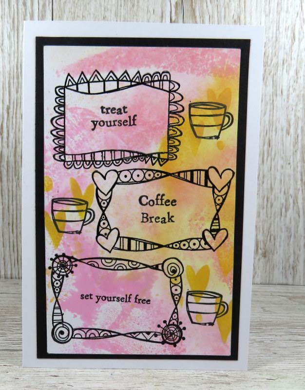 #824 - A6 Clear Stamp Set - Doodle Frames