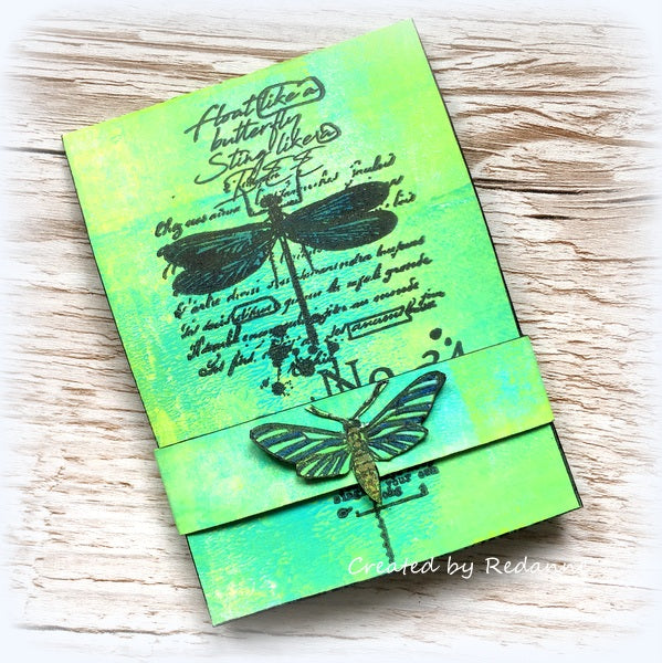 TP-197 - A5 Clear Stamp Set - Scripted Botanicals