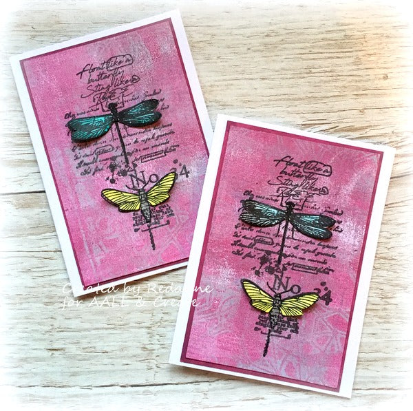 TP-197 - A5 Clear Stamp Set - Scripted Botanicals
