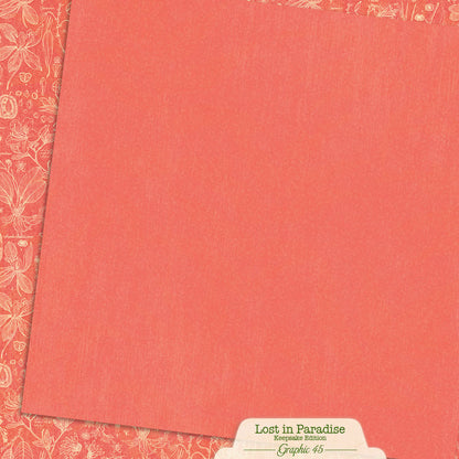 Graphic45 Lost in Paradise - Updated Keepsake Kit with Metal Die-Set Preorder*