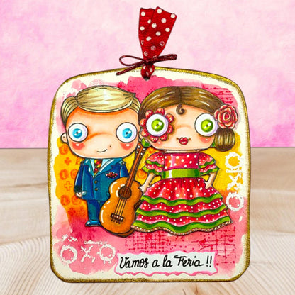 #876 - A7 Clear Stamp Set - Spain