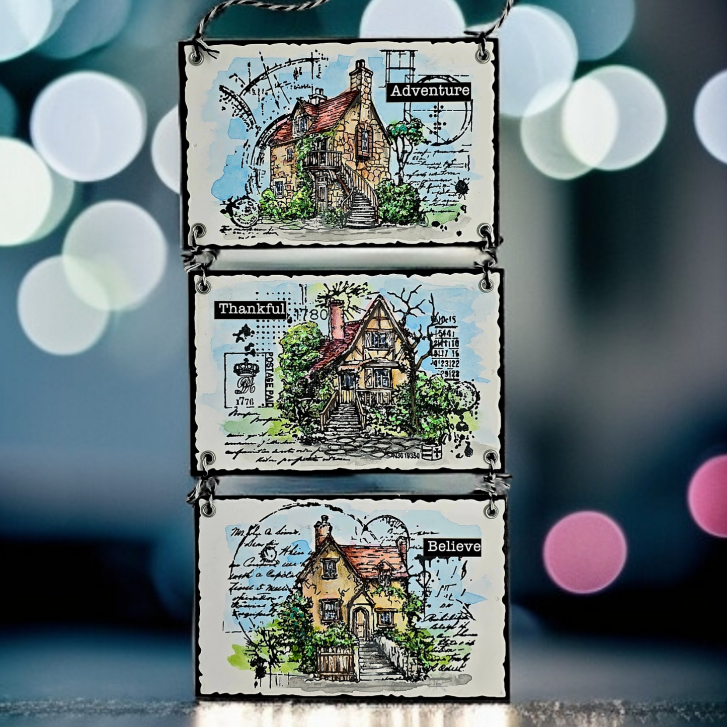 Whimsy Dwellings & Inked Impressions Stamp Bundle