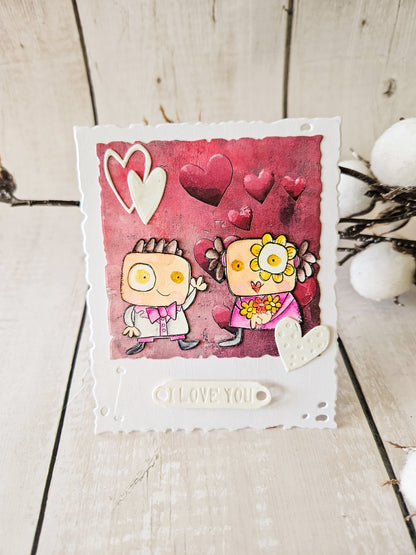 #931 - A7 Stamp Set - Mr & Mrs
