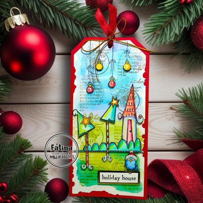 #TP-1316 - A7 Stamp Set - Holiday House