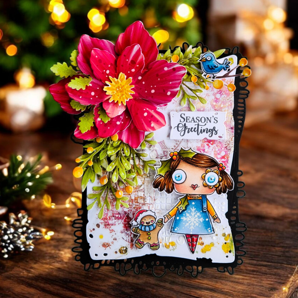 #413 - A6 Clear Stamp Set - Merry & Bright