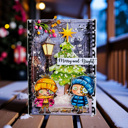 #1194 - A7 Stamp Set - Hey Frosty