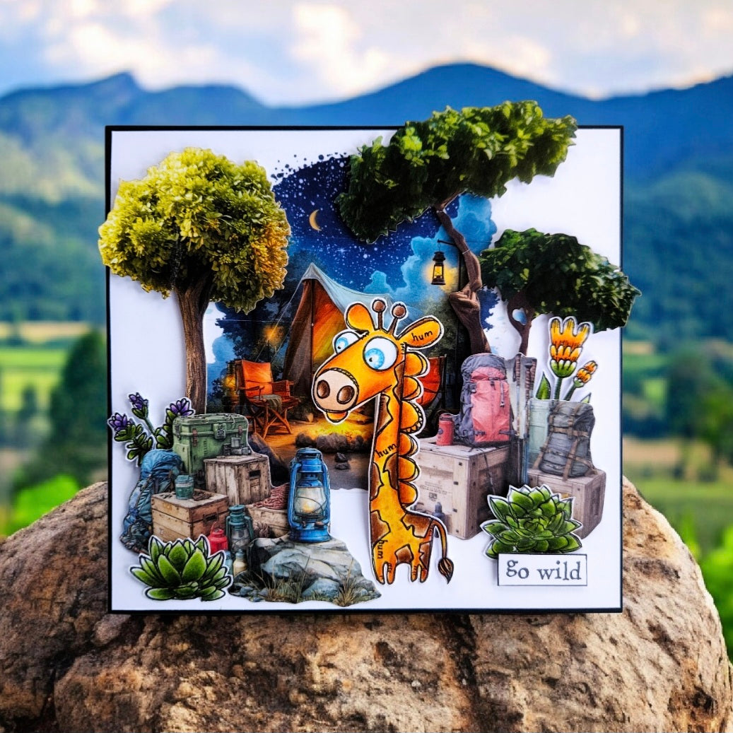 #1090 - A7 Stamp Set - Pot Party