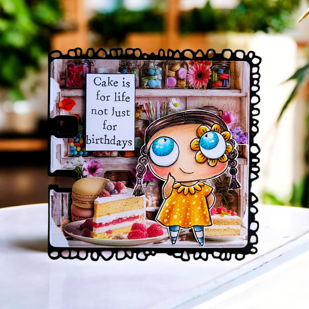 #816 - A7 Clear Stamp Set - Bake It