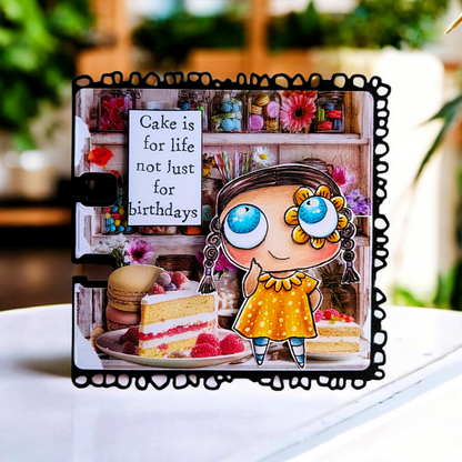 #816 - A7 Clear Stamp Set - Bake It