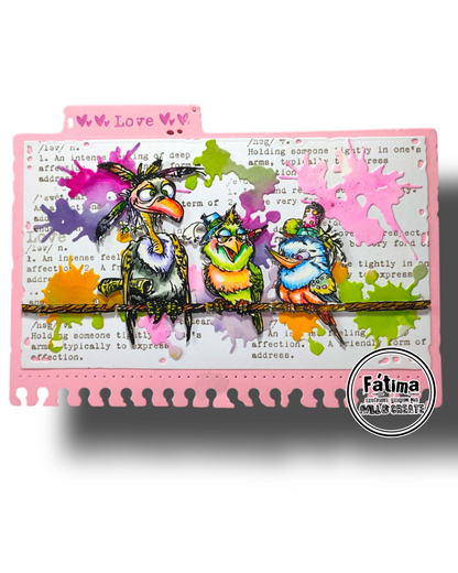 #938 - A7 Stamp Set - Define Love