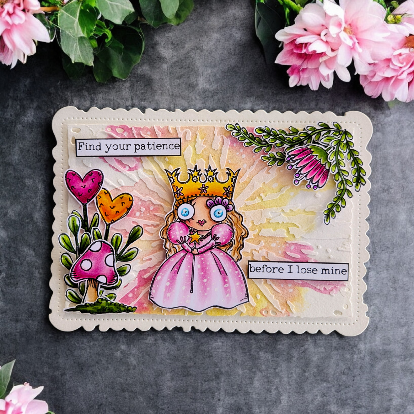 #614 - A7 Clear Stamp Set - Glinda Good Witch
