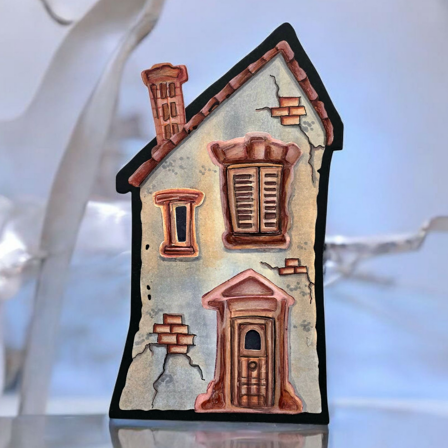 #DI-99 - Die-Cutting Die Set - Topsy-Turvy Home